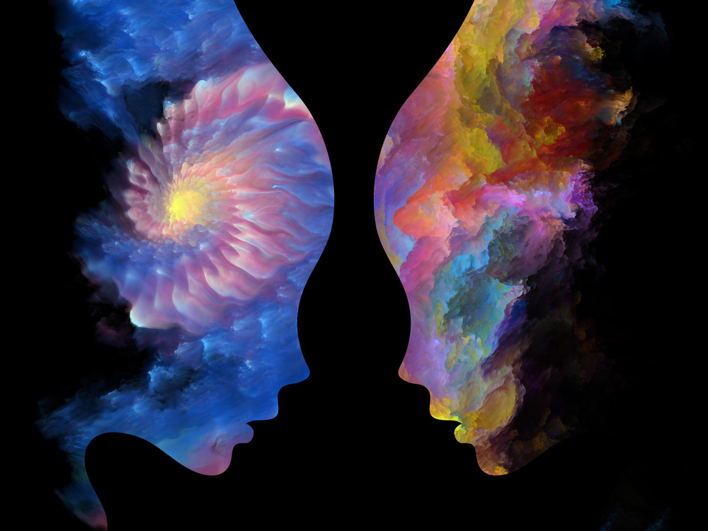 Telepathie: Foto: © agsandrew / shutterstock / #449742265 Telepathie: Foto: © agsandrew / shutterstock / #449742265